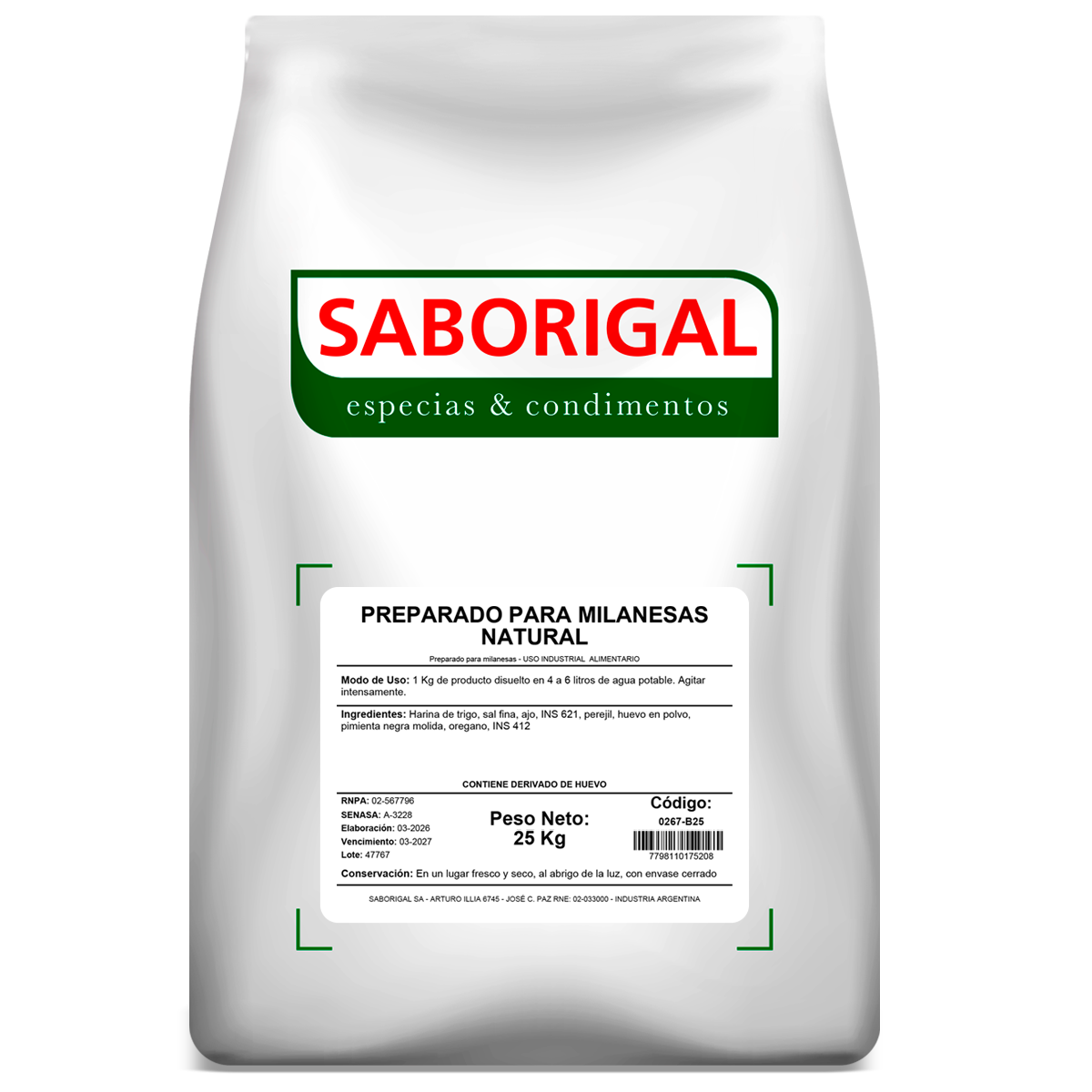 Preparado Para Milanesas Natural