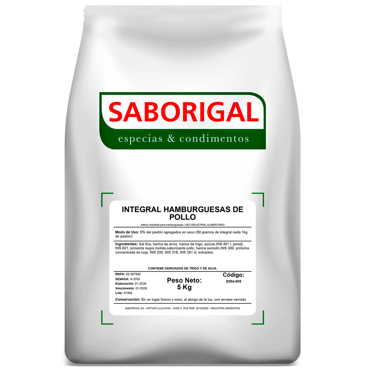 Integral Hamburguesas De Pollo