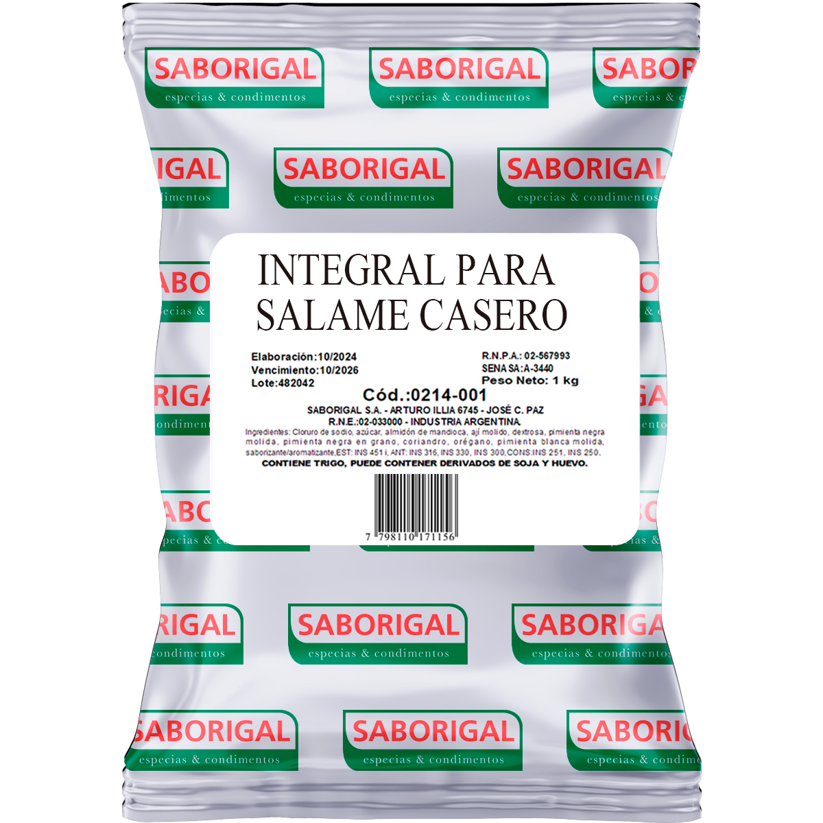 Integral Salame Casero