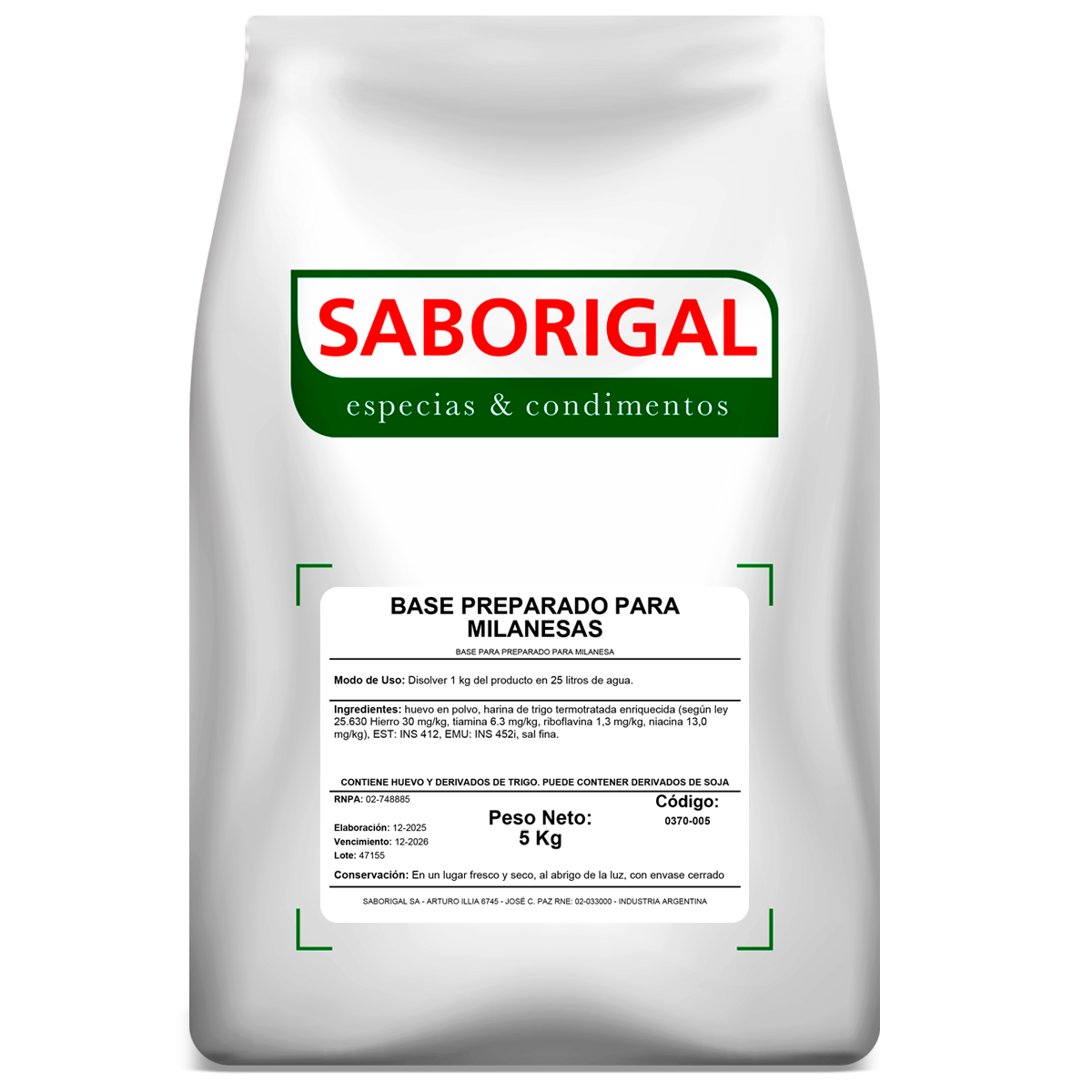 Base Preparado Para Milanesas