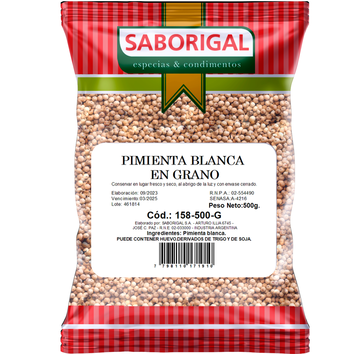 Pimienta Blanca En Grano