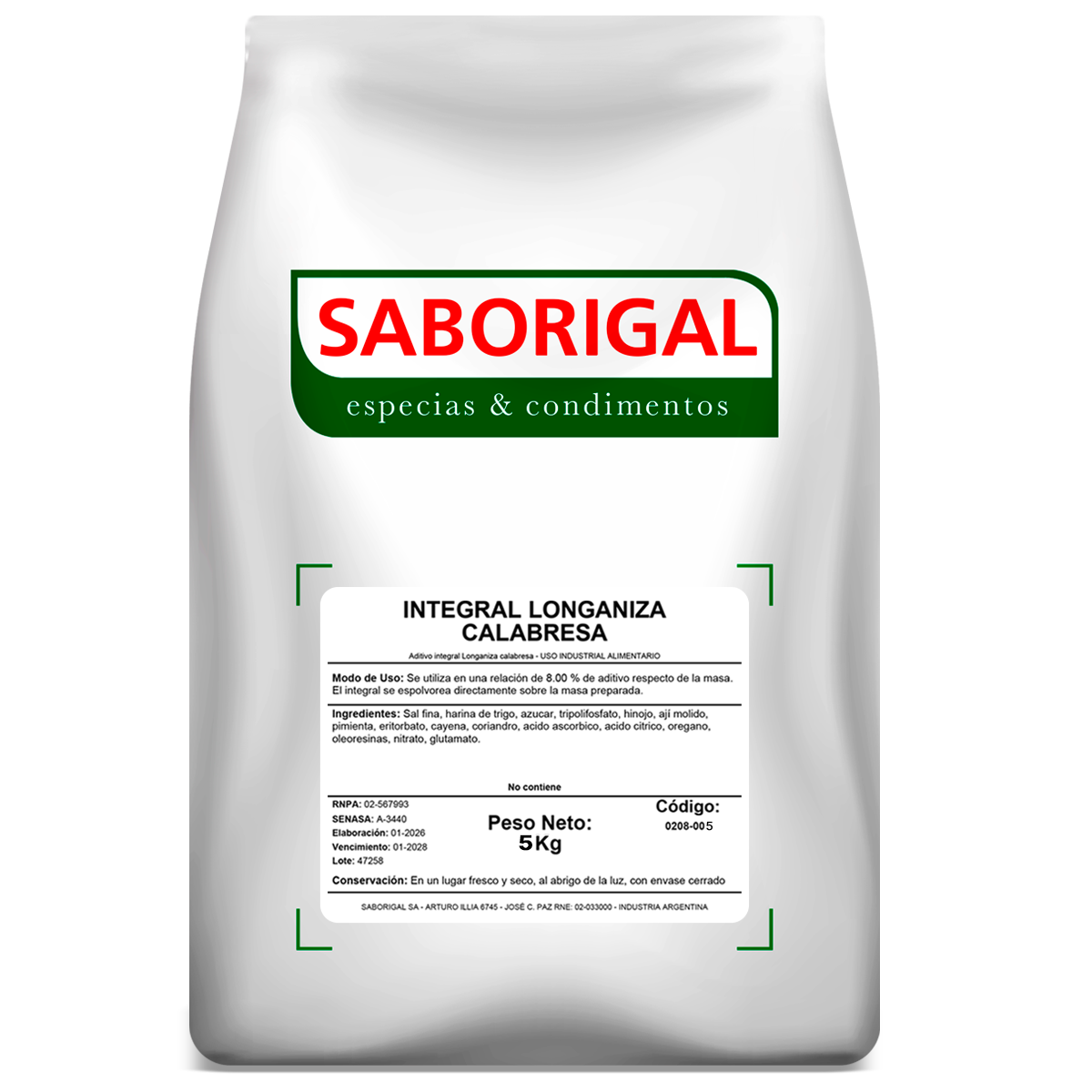 Integral Longaniza Calabresa 