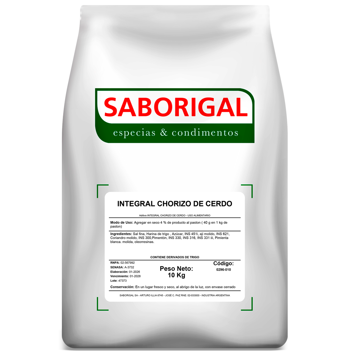 Integral Chorizo De Cerdo